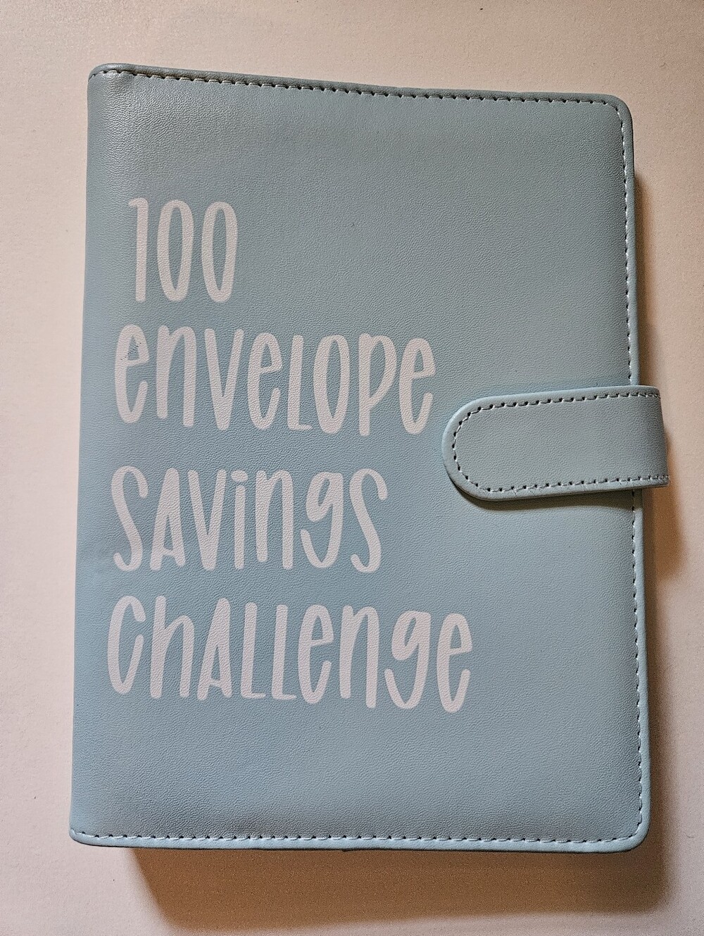 Envelope Savings Challenge Binder - Light Blue